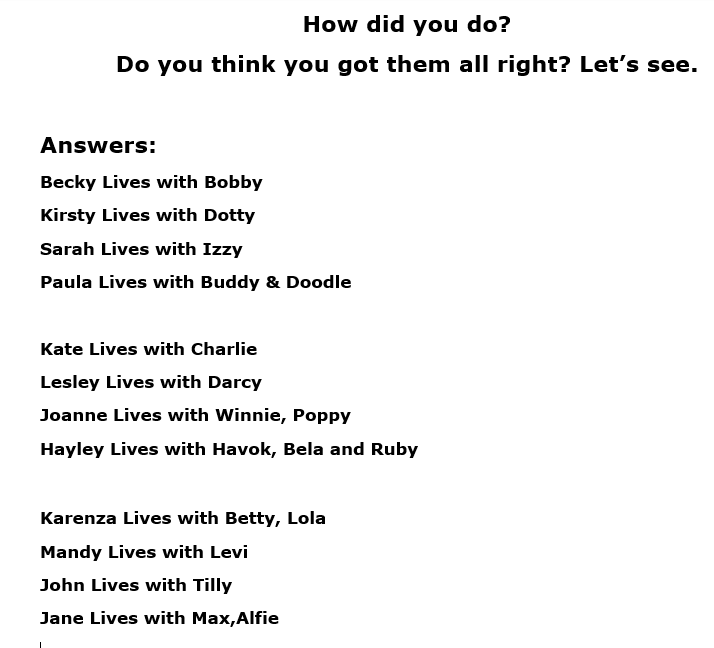 pet answers