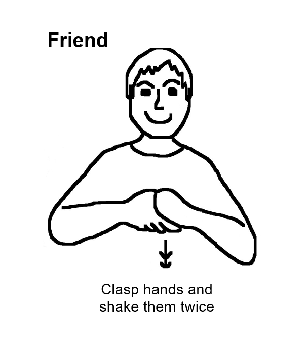 sign for friend