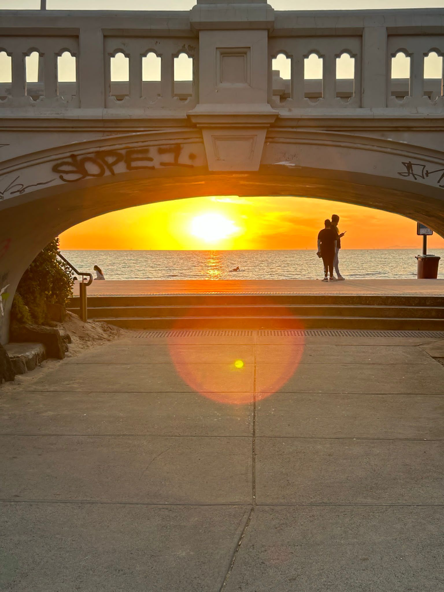 bridge & sunset