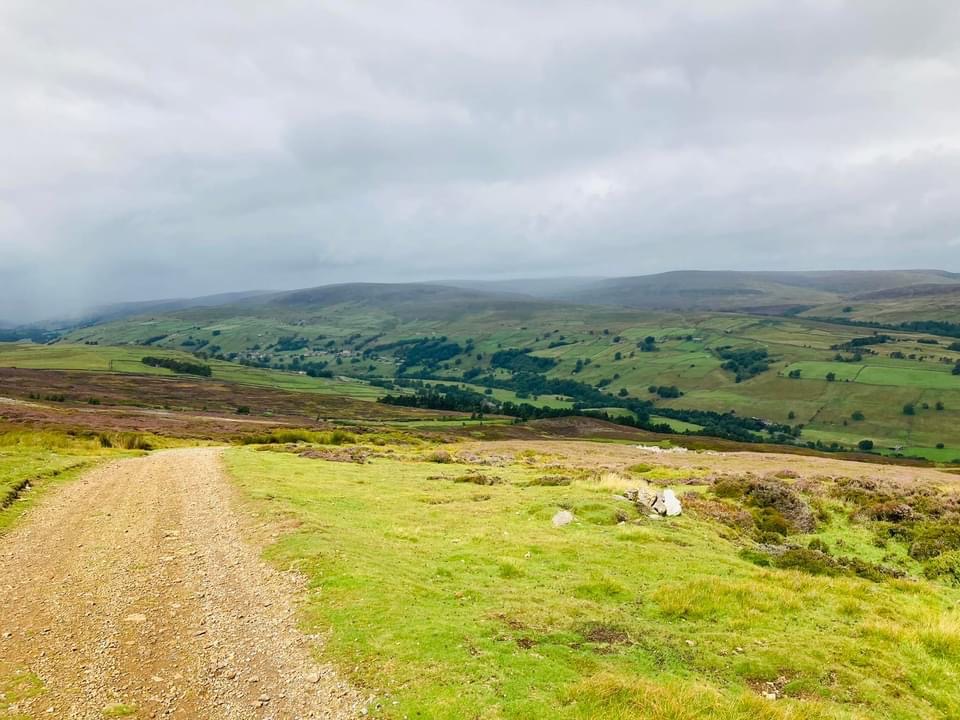 view over hills