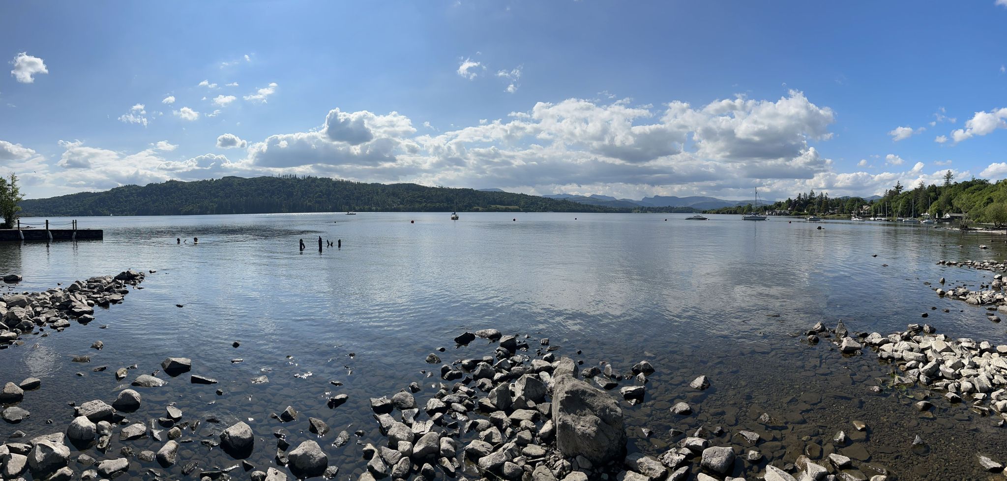 view across loch