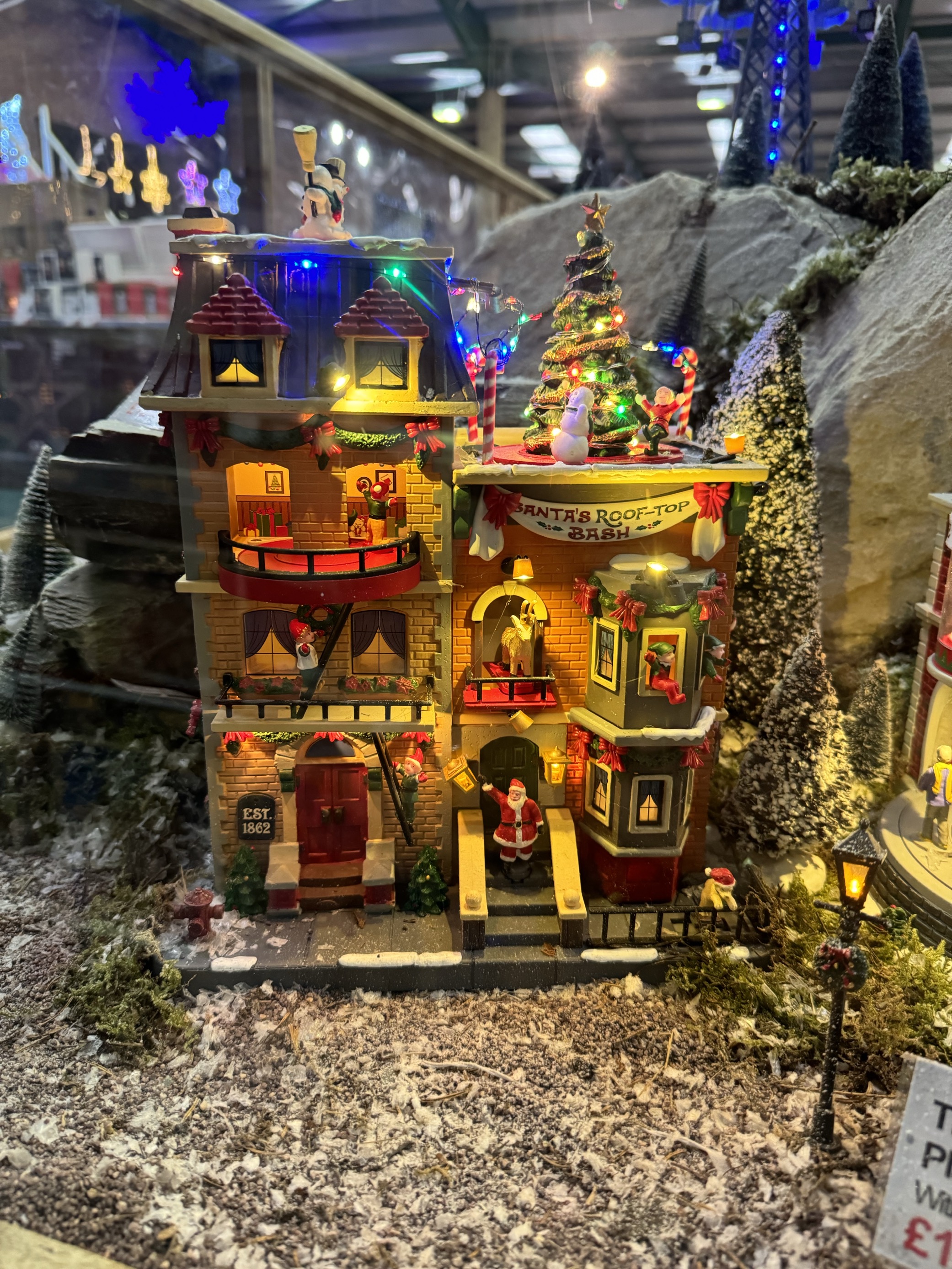 model village rooftop bash