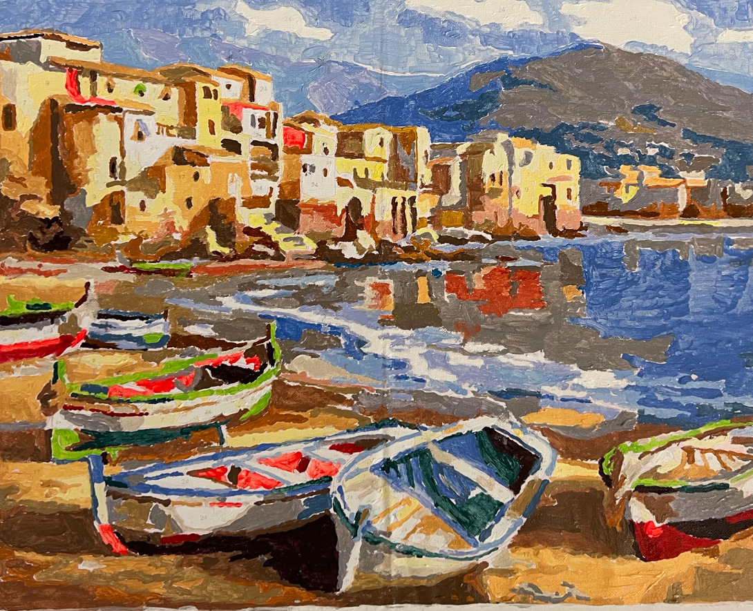 Boat Painting