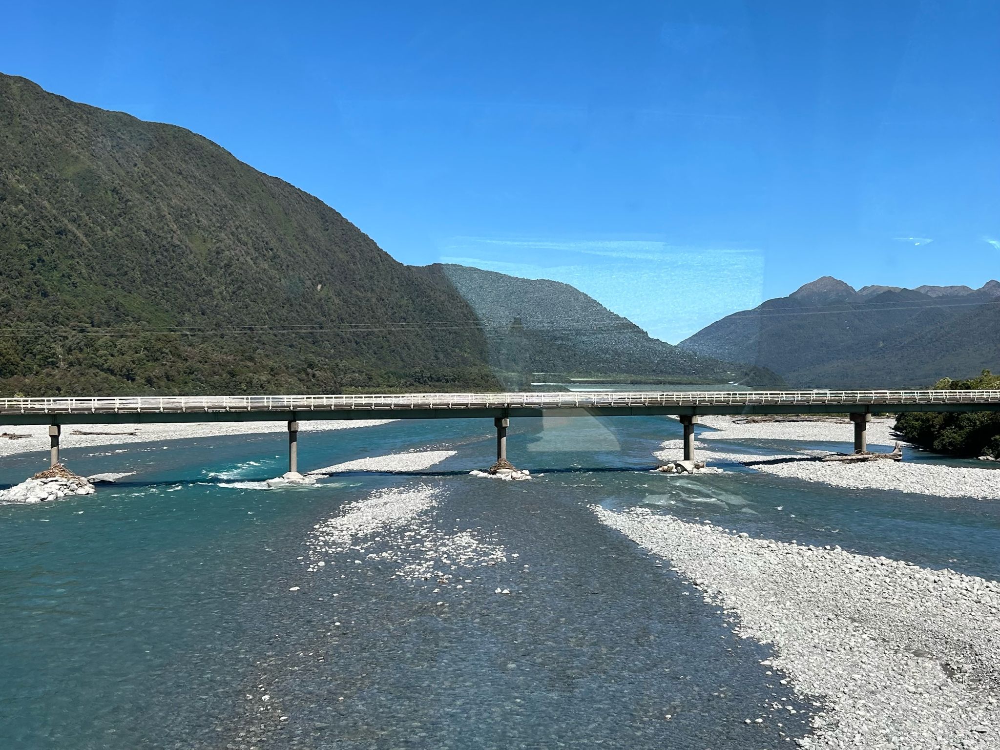 bridge & mountains