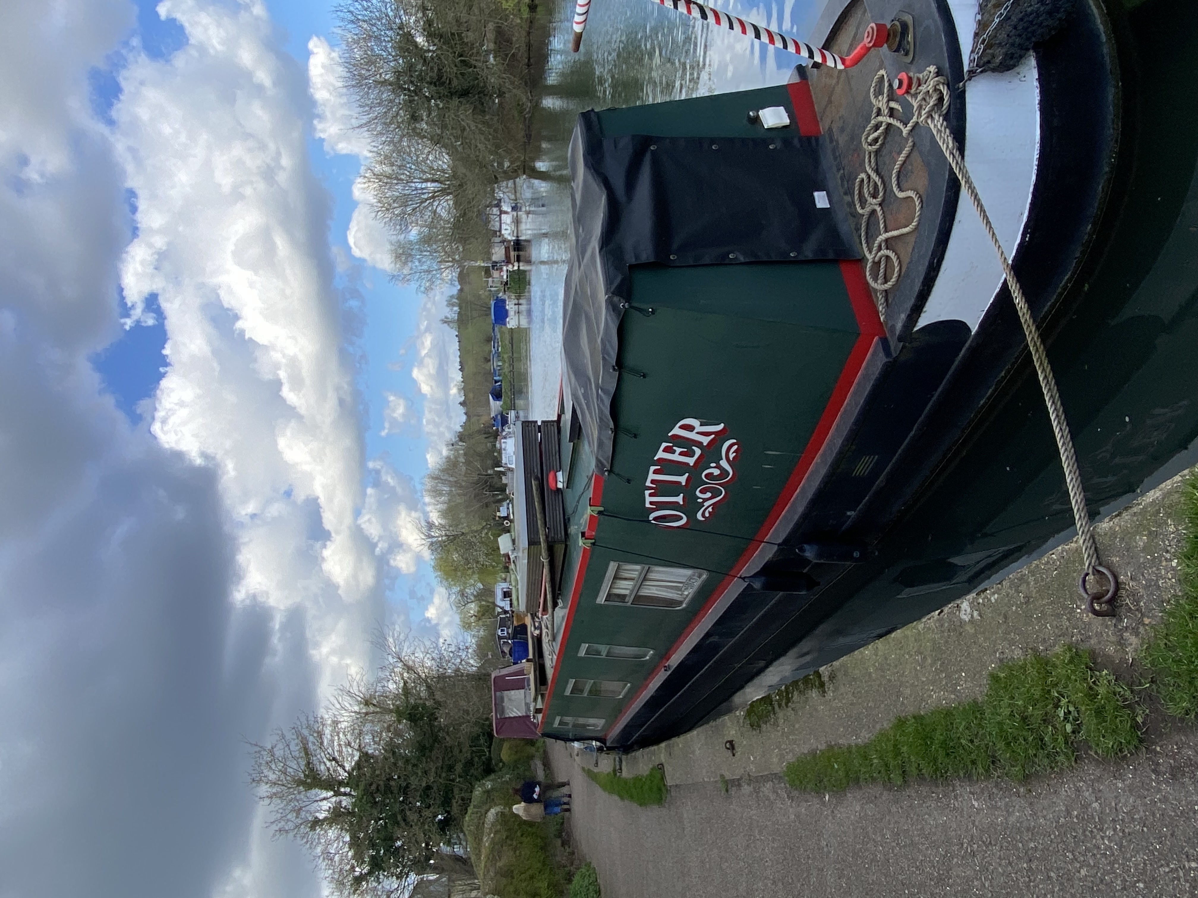 green barge