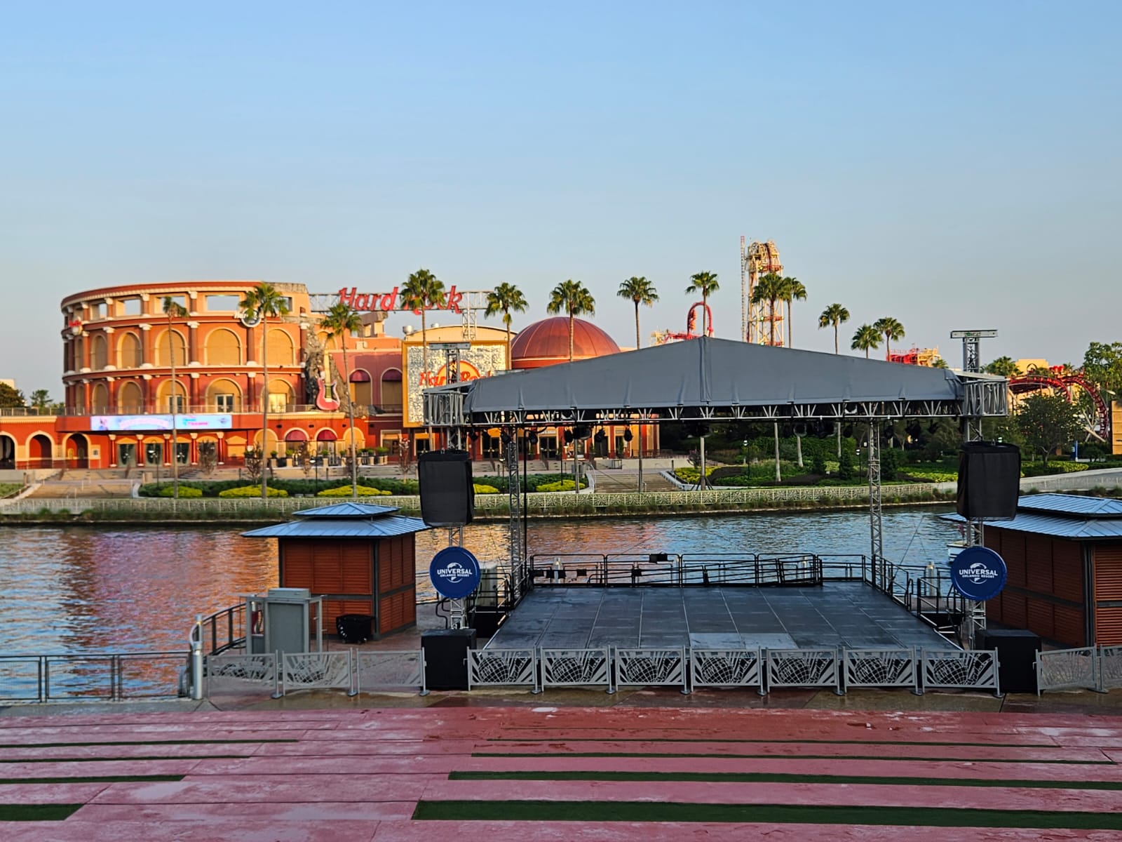 view across water