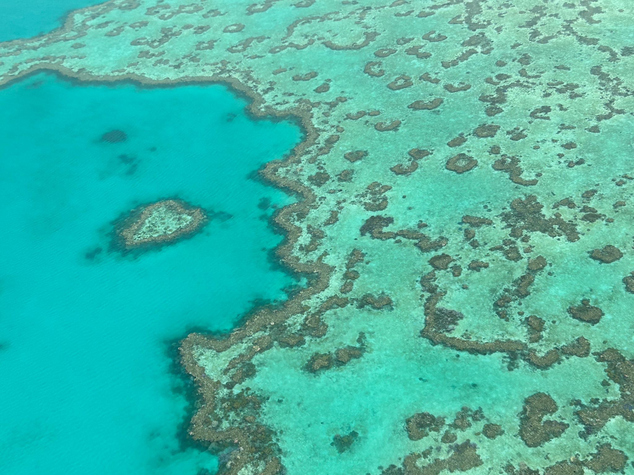 Ariel shot Great Barrier Reef