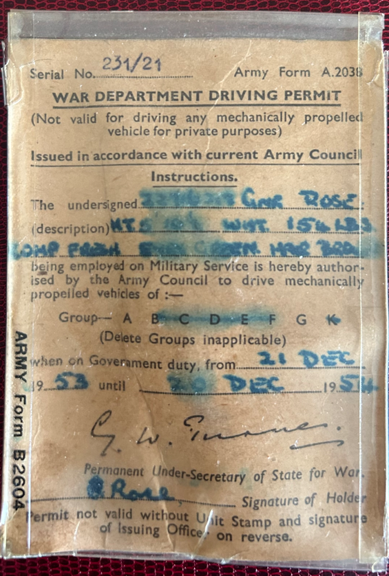 driving permit