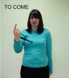 sign for come