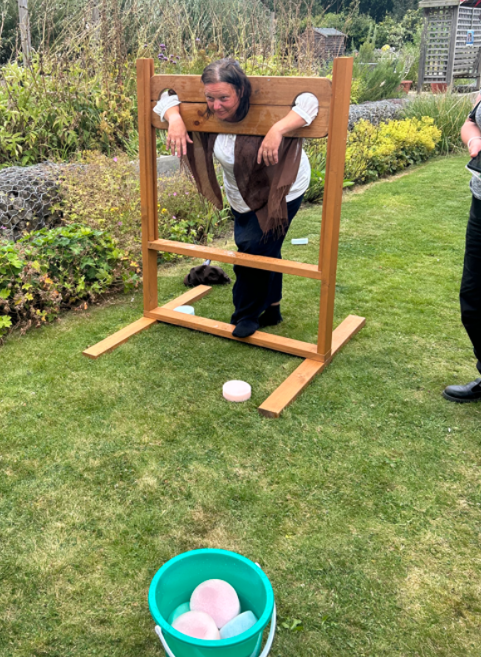 in the stocks