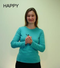 sign for happy