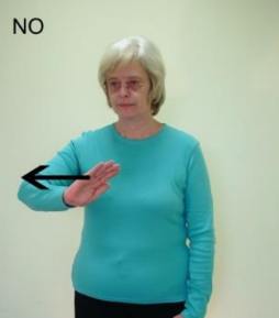 sign for no