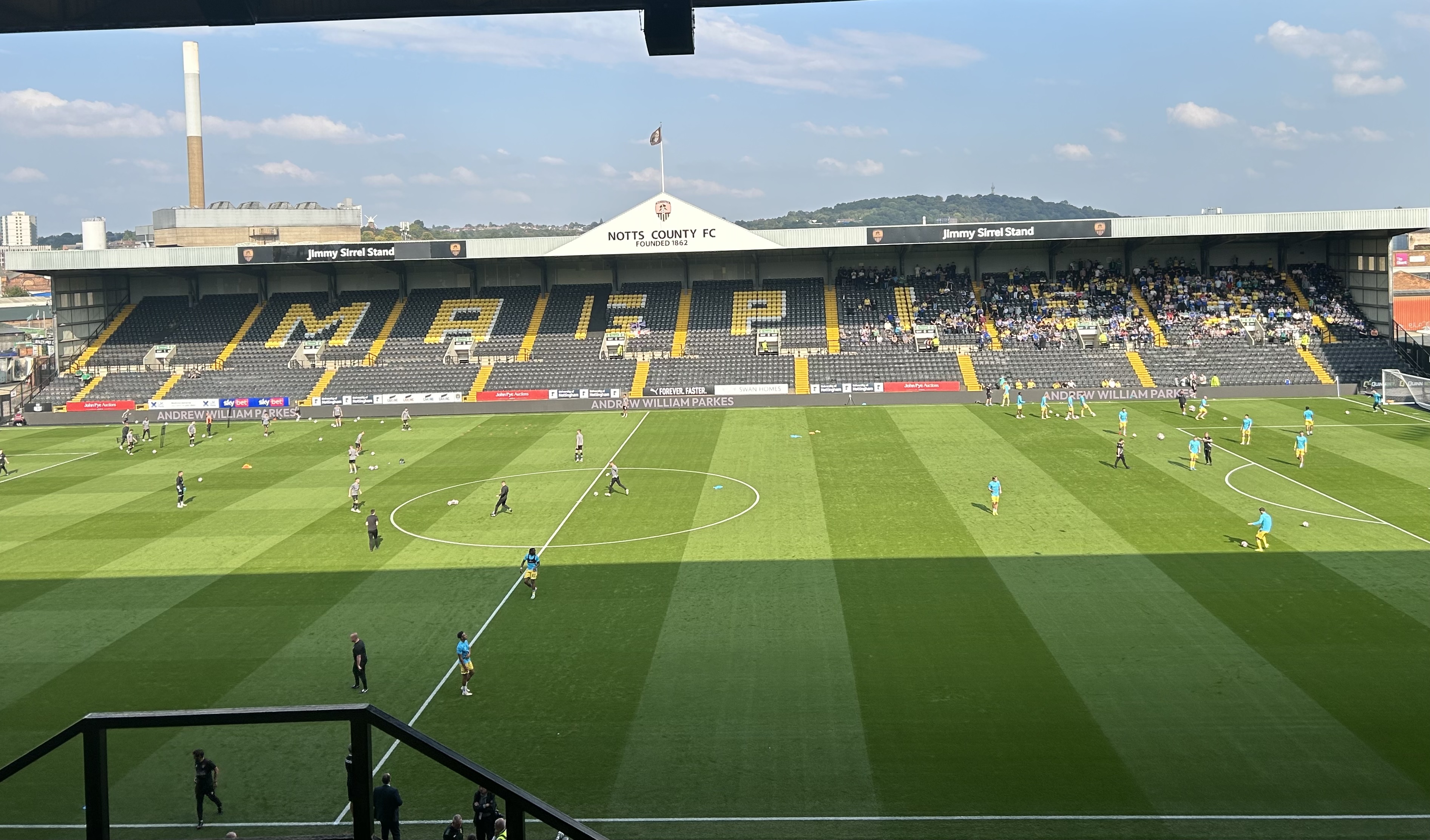 football ground