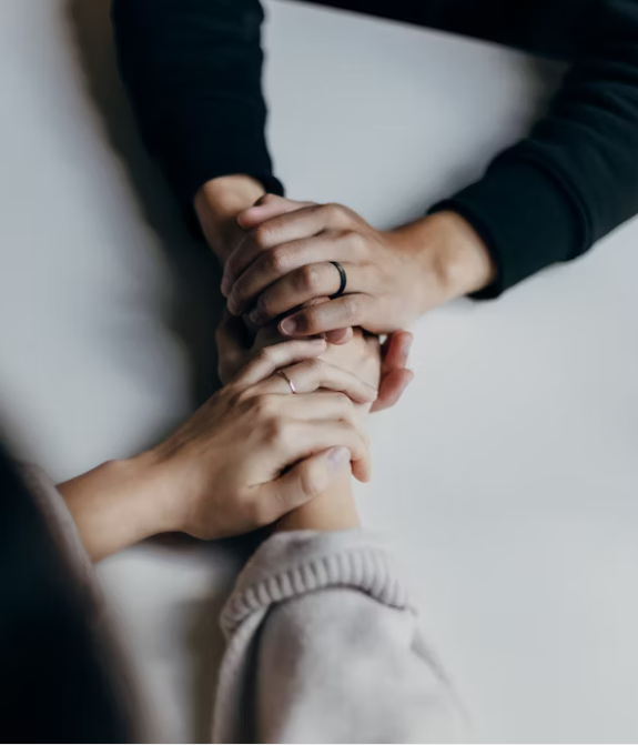 hand holding