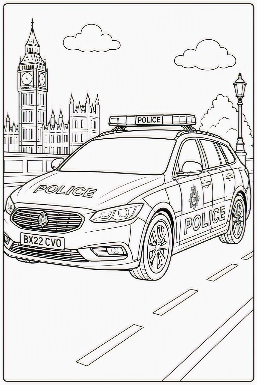 police car