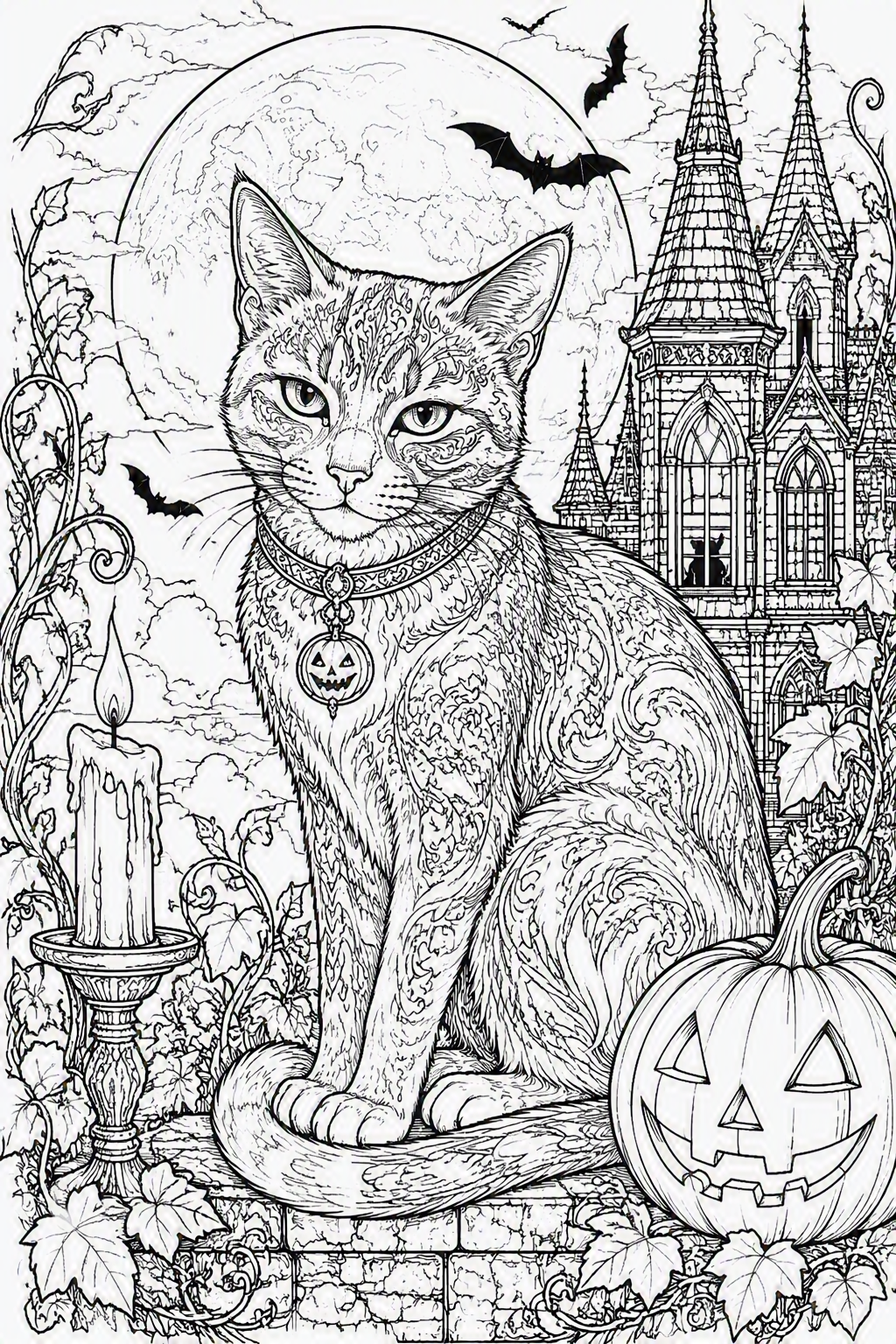 cat and castle