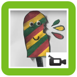 Ice lolly card