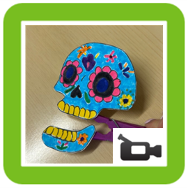 Skull puppet