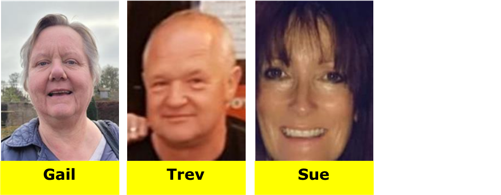 Gail, Trev, Sue